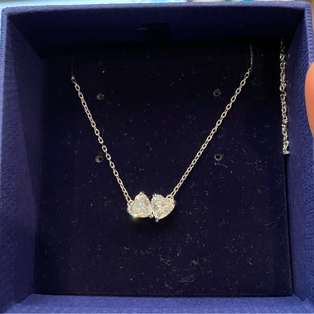 Swarovski Attract Soul Hearts Necklace NIB